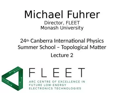 Michael Fuhrer Director, FLEET