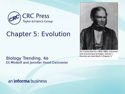 Chapter 5: Evolution Biology Trending, 4e
