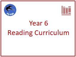 Swallowdale Reading Curriculum 2021 - 2022