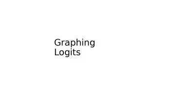 Graphing Logits Graphing Proportion Positive (Rates)