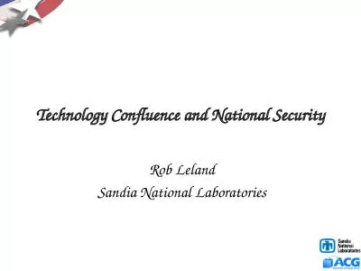 Technology Confluence and National Security