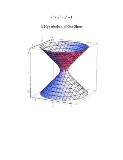 A Hyperboloid of One Sheet
