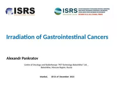 Irradiation of Gastrointestinal Cancers