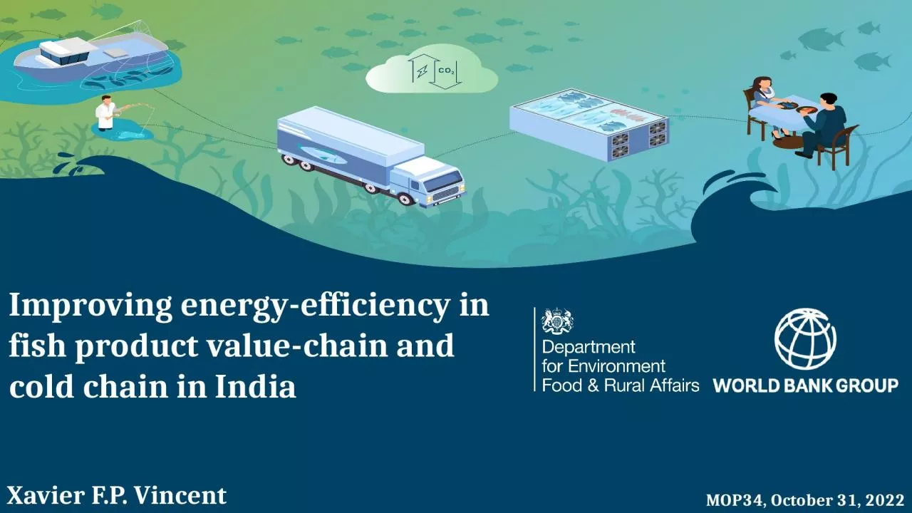 Improving energy-efficiency in fish product value-chain and cold chain in India