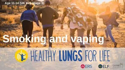Smoking and vaping Age 11-14 (UK Key Stage 3)