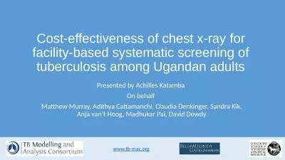 Cost-effectiveness of  chest x-ray