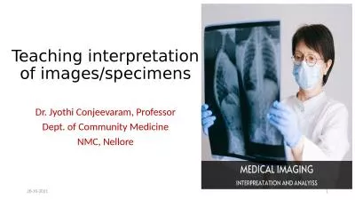 Teaching interpretation of images/specimens