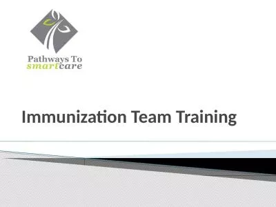 Immunization Team Training