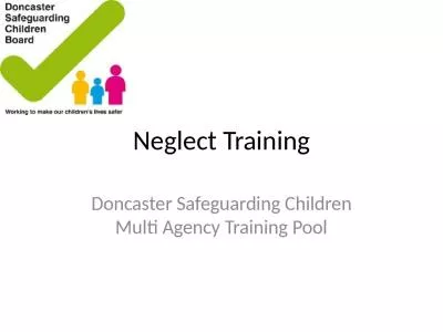 Neglect Training Doncaster Safeguarding Children Multi Agency Training Pool