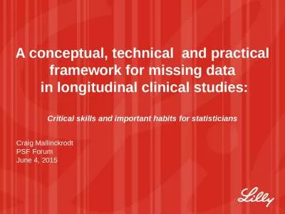 A conceptual, technical  and practical framework for missing data