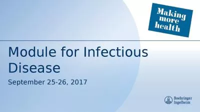 Module for Infectious Disease