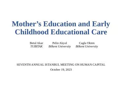 SEVENTH ANNUAL ISTANBUL MEETING ON HUMAN CAPITAL