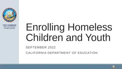Enrolling Homeless Children and Youth