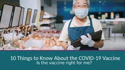 Is the vaccine right for me?