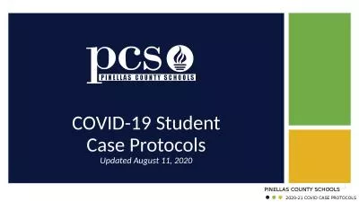 COVID-19 Student Case Protocols