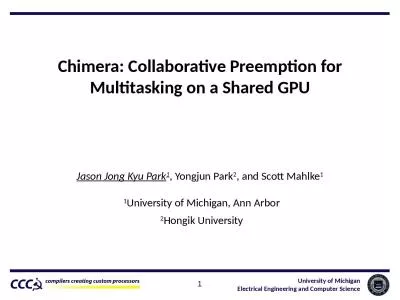 Chimera: Collaborative Preemption for Multitasking on a Shared GPU