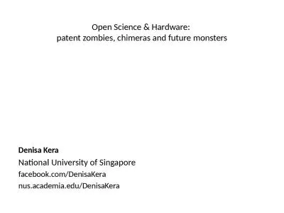 Denisa   Kera National University of Singapore