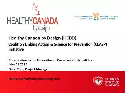 Healthy Canada by Design (HCBD)