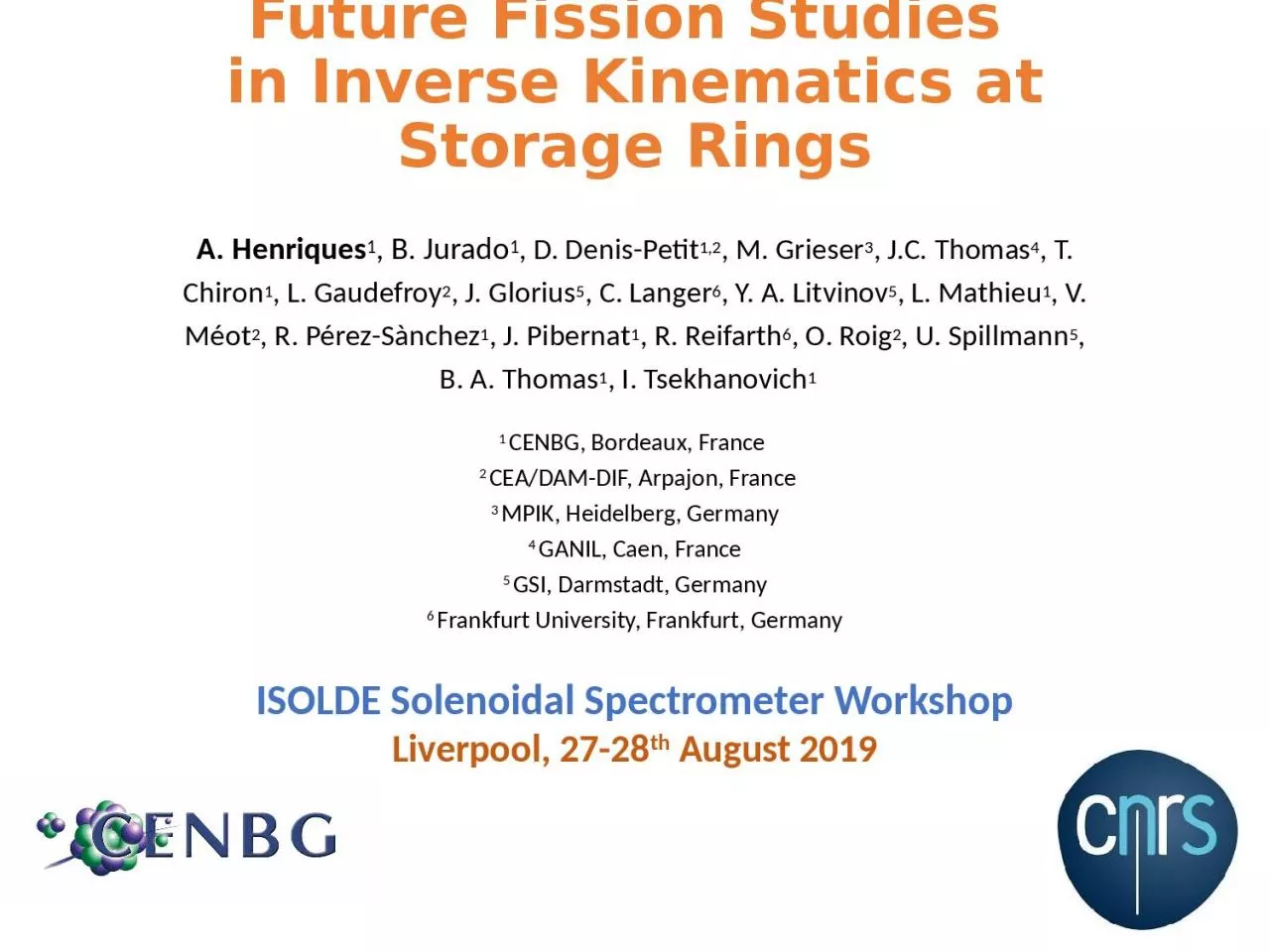 PPT-Future Fission Studies in Inverse Kinematics at Storage Rings