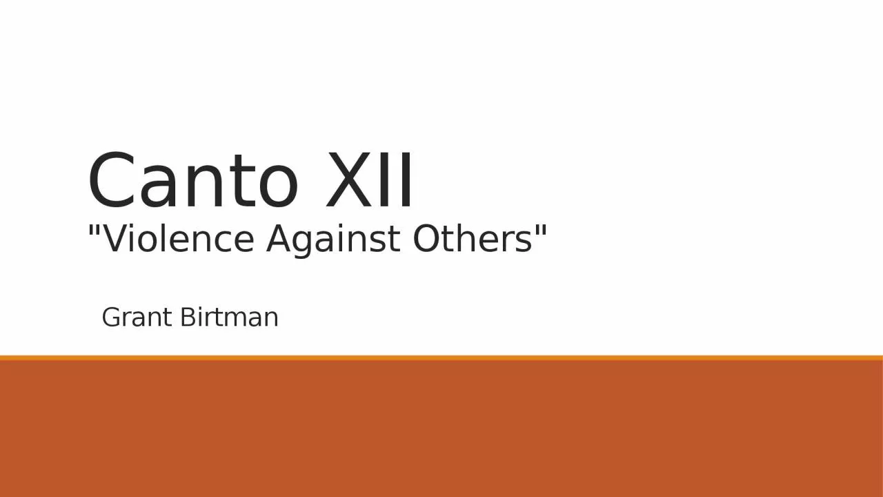 PPT-Canto XII  