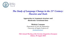 The Study of Language Change in the 21