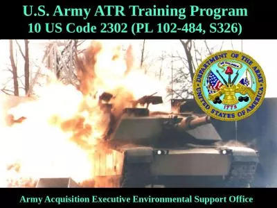 U.S. Army ATR Training Program