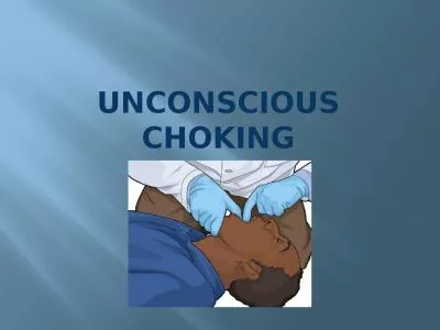 Unconscious Choking Unconscious Choking