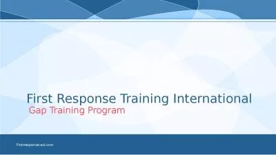 First Response Training International