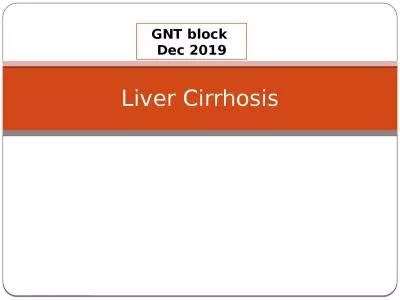 Liver Cirrhosis GNT block