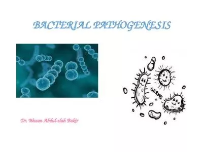 Bacterial Pathogenesis Dr.