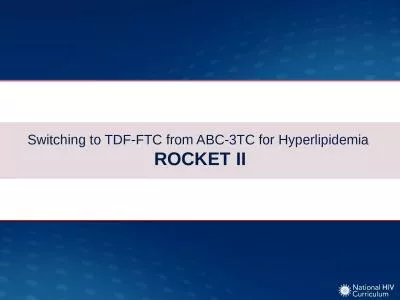 Switching to TDF-FTC  from ABC-3TC for Hyperlipidemia