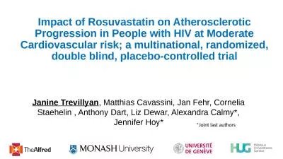 Impact of Rosuvastatin on Atherosclerotic Progression in People with HIV at Moderate Cardiovascular