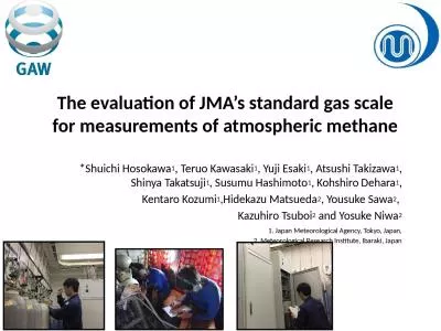 The evaluation of JMA’s standard gas scale for measurements of atmospheric