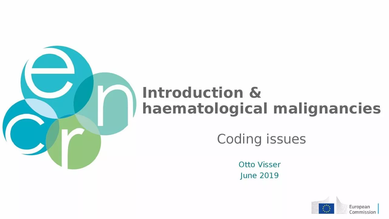 Introduction & haematological malignancies