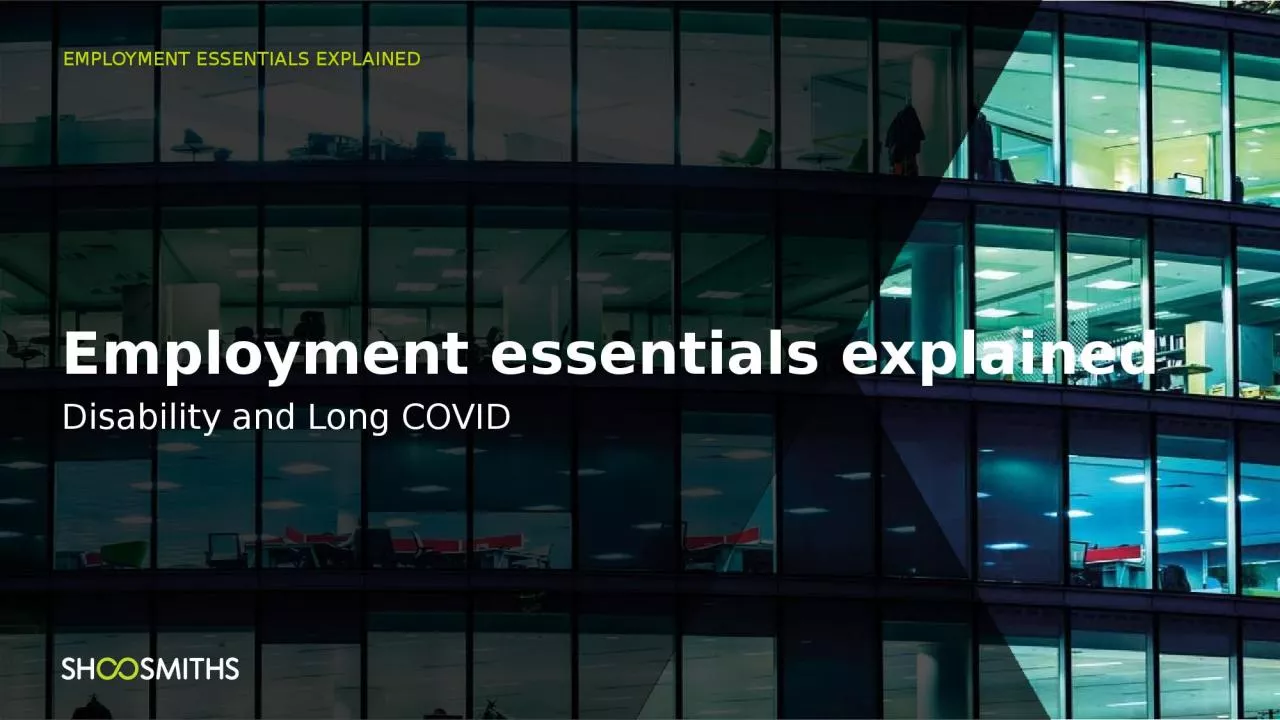 PPT-Employment essentials explained