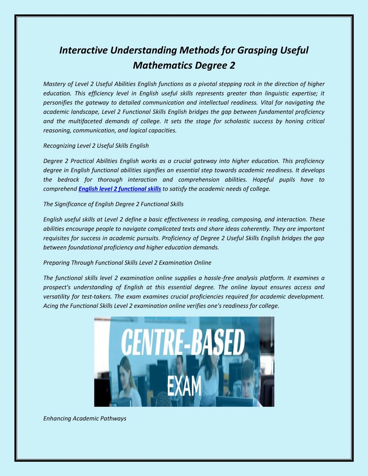 PDF-Interactive Understanding Methods for Grasping Useful Mathematics Degree 2