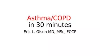 Asthma/COPD   in 30 minutes