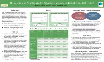 Musculoskeletal Pain Trajectories: Who Rates Intensity and Interference Differently?