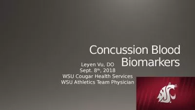Concussion Blood Biomarkers