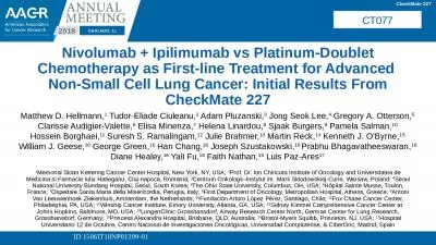 Nivolumab  +  Ipilimumab