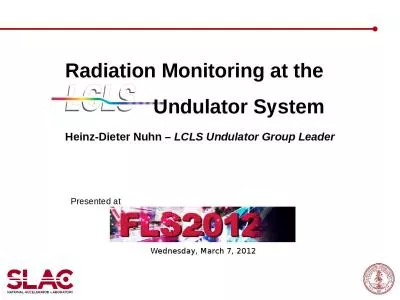 Radiation Monitoring at the