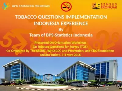 TOBACCO QUESTIONS IMPLEMENTATION