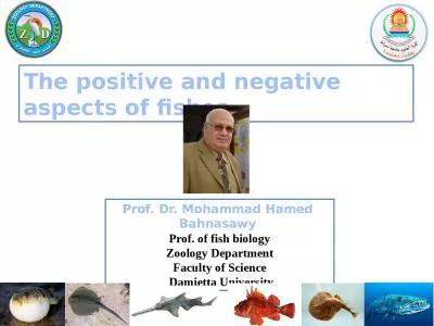 The positive and negative aspects of fishes