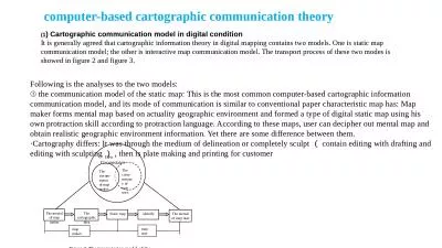computer-based cartographic communication theory