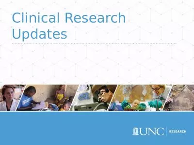 Clinical Research Updates