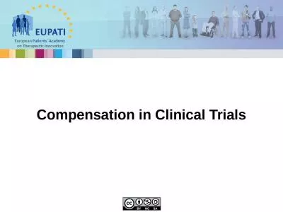 Compensation in Clinical Trials