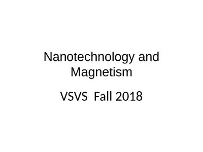 Nanotechnology and Magnetism