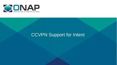 CCVPN Support for Intent