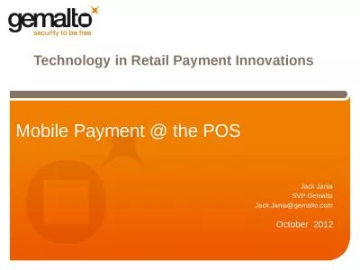Mobile Payment @ the POS