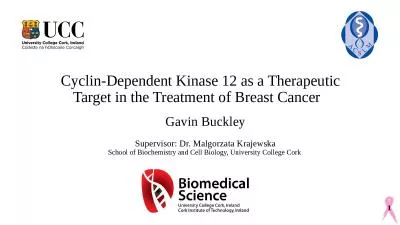 Cyclin-Dependent Kinase 12 as a Therapeutic Target in the Treatment of Breast Cancer